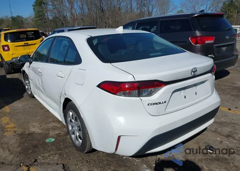 2021 Toyota Corolla Le из США, поврежденный, VIN 5YFEPMAEXMP218008